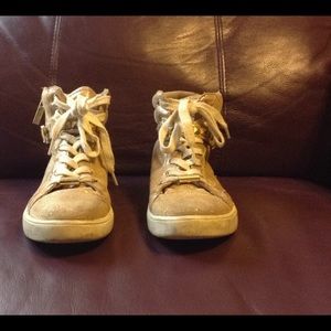 Michael Kors Gold Kids Sneakers